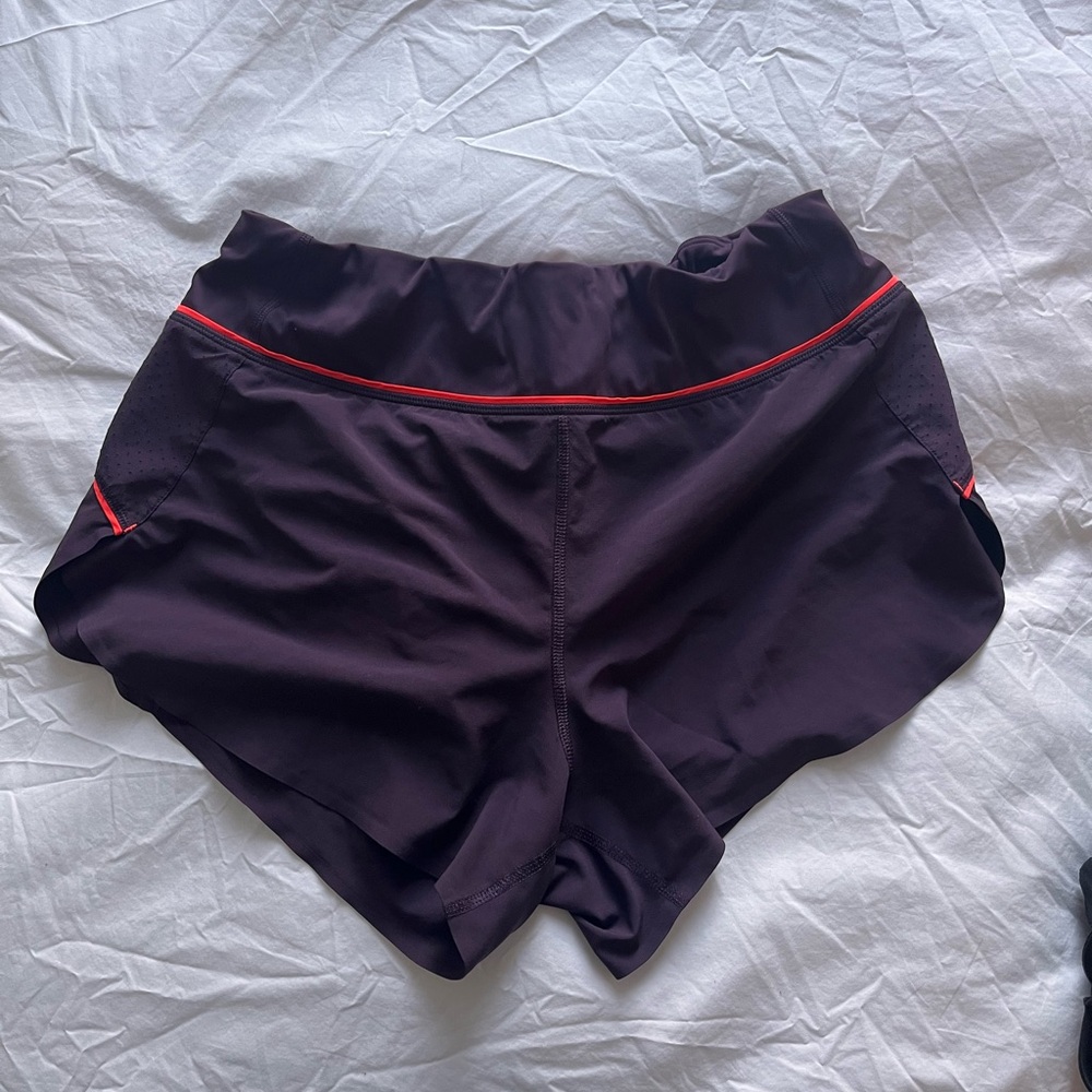 Athleta purple shorts size M
